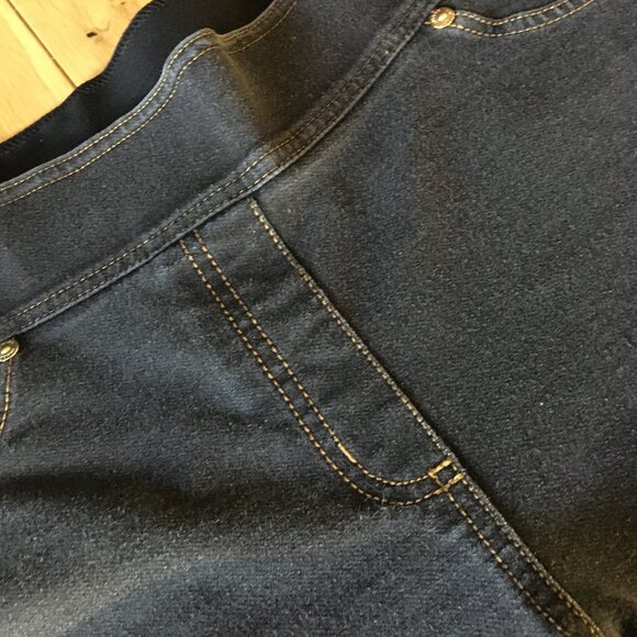 Nygard SLIMS Indigo Denim Stretchy Pull On Jeggings 1X - Picture 8 of 16